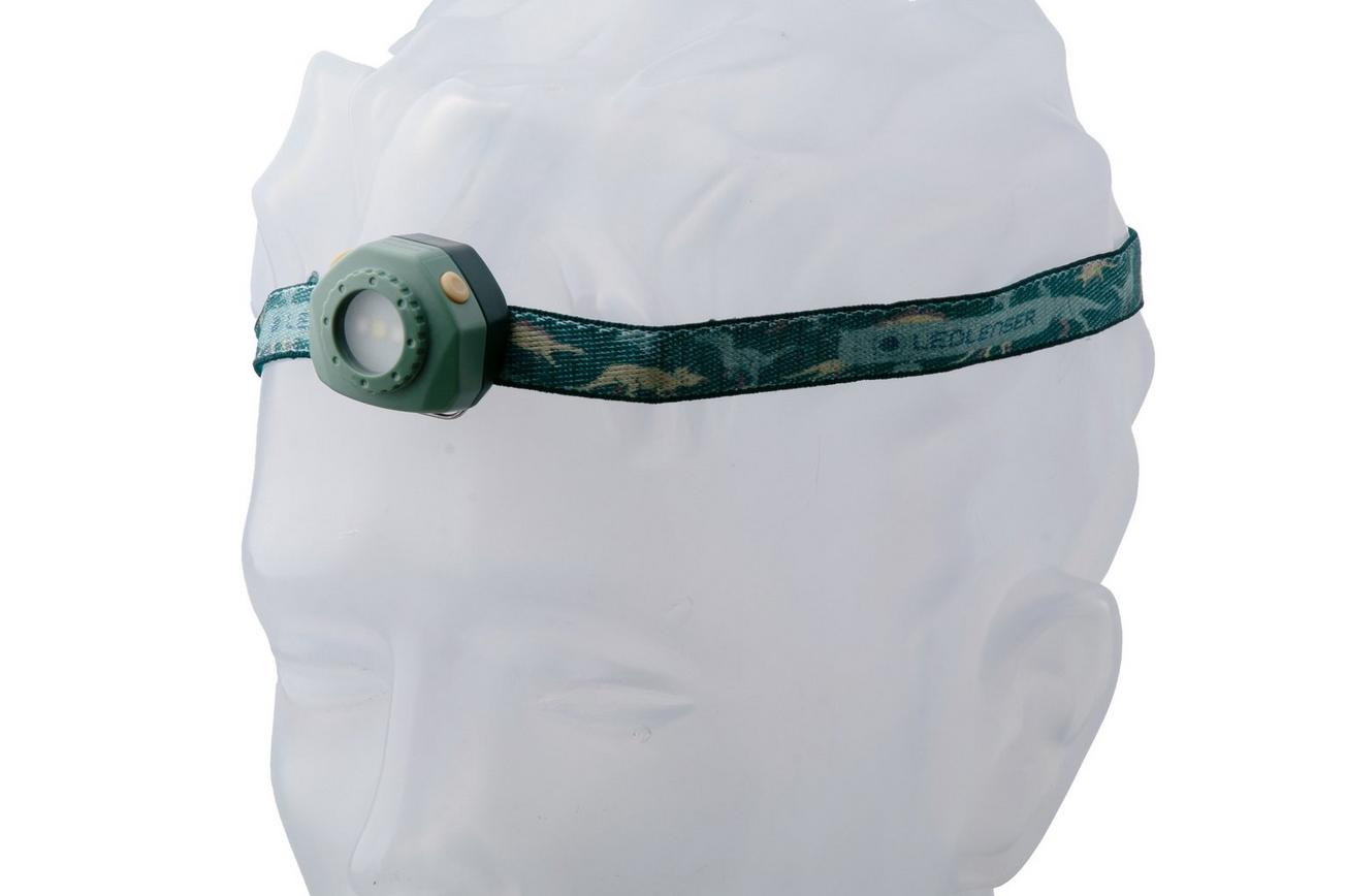 Ledlenser KIDLED4R Green, oplaadbare hoofdlamp voor kinderen, 40 lumen
