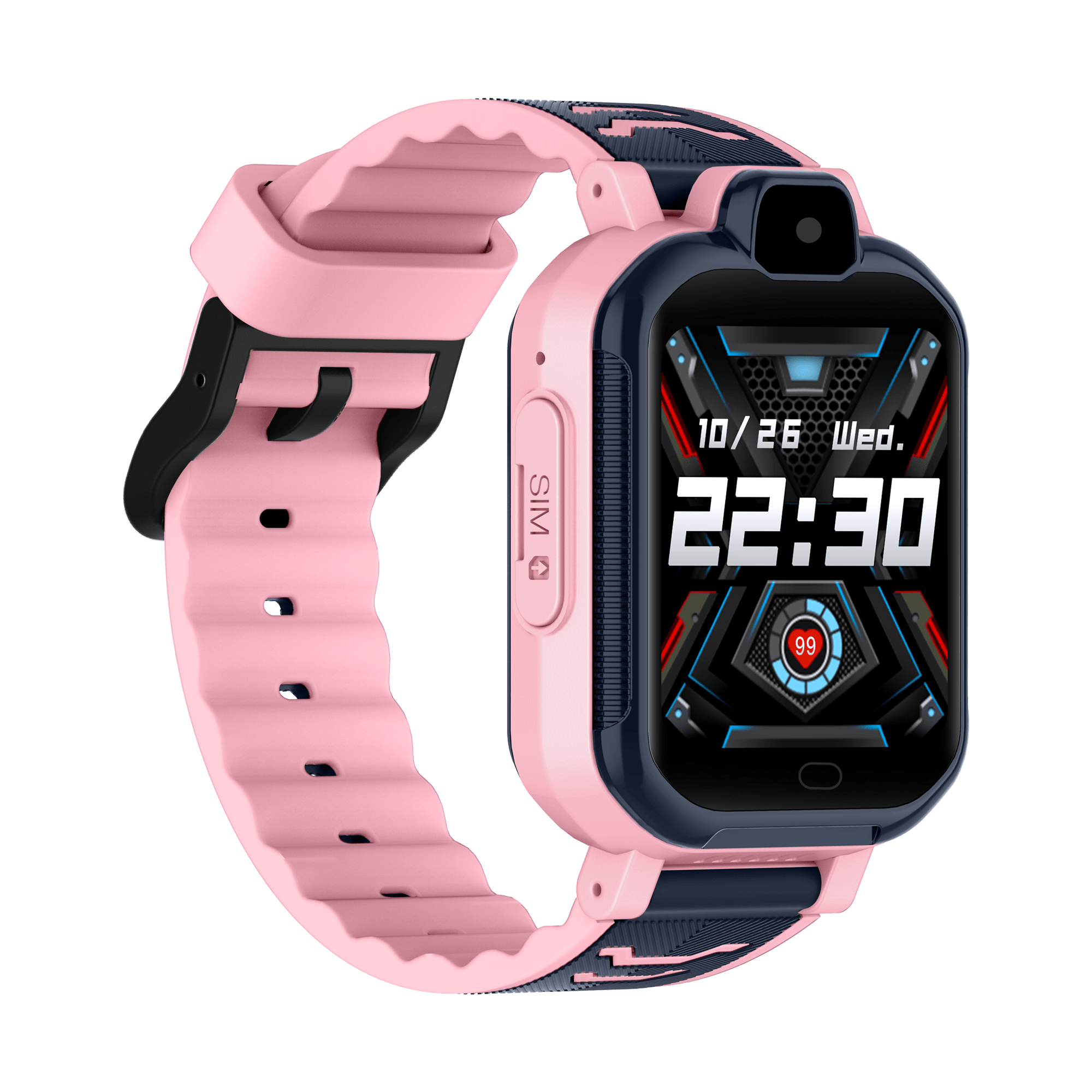 Relógio inteligente infantil Leotec Allo Max 4G GPS Anti-perda Rosa