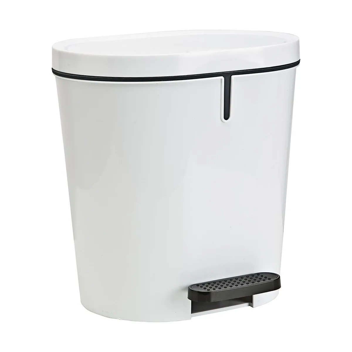 SUNWARE Zamora Poubelle Pédale 8L Blanc