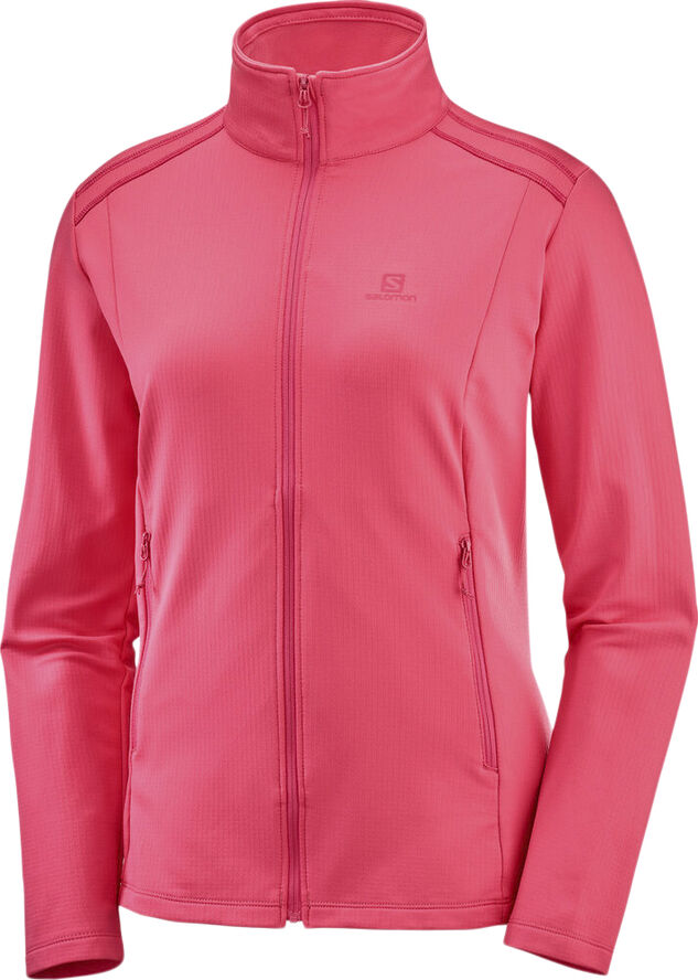 Salomon Discovery fleecetrøje Pink