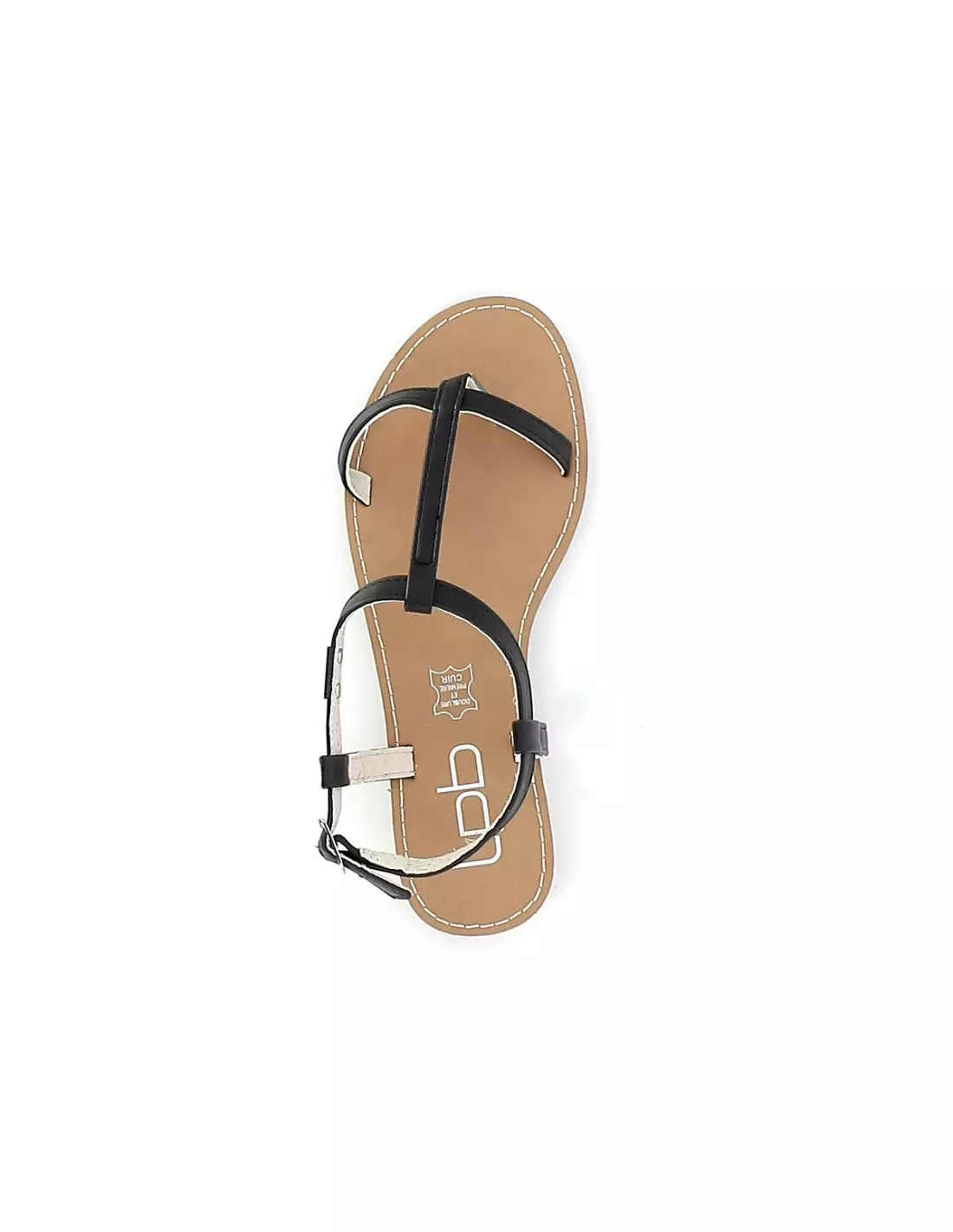 LPB BULLE - Sandales & nu-pieds Noir