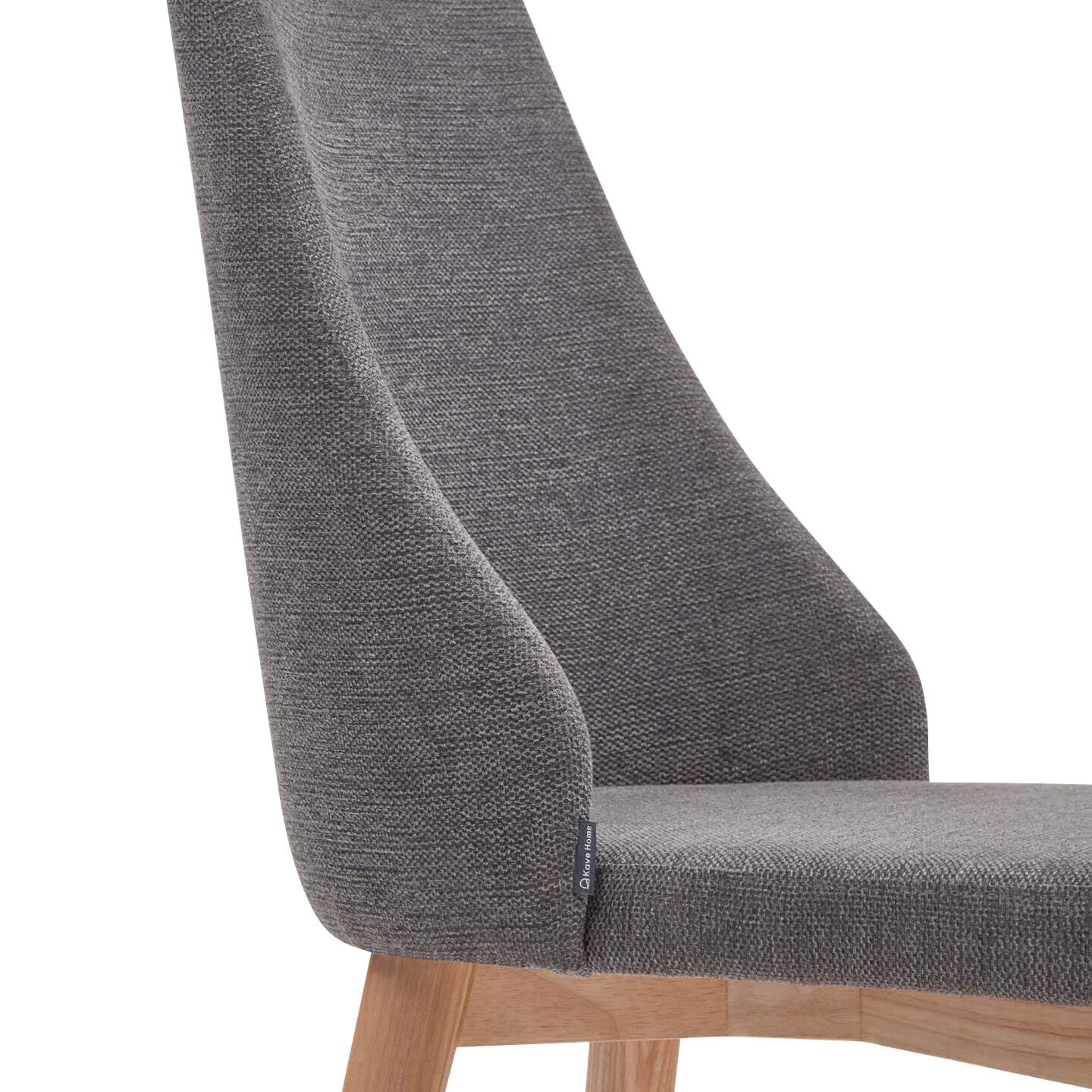 Kave Home Esszimmerstuhl ROSIE 6er Set dunkelgrau