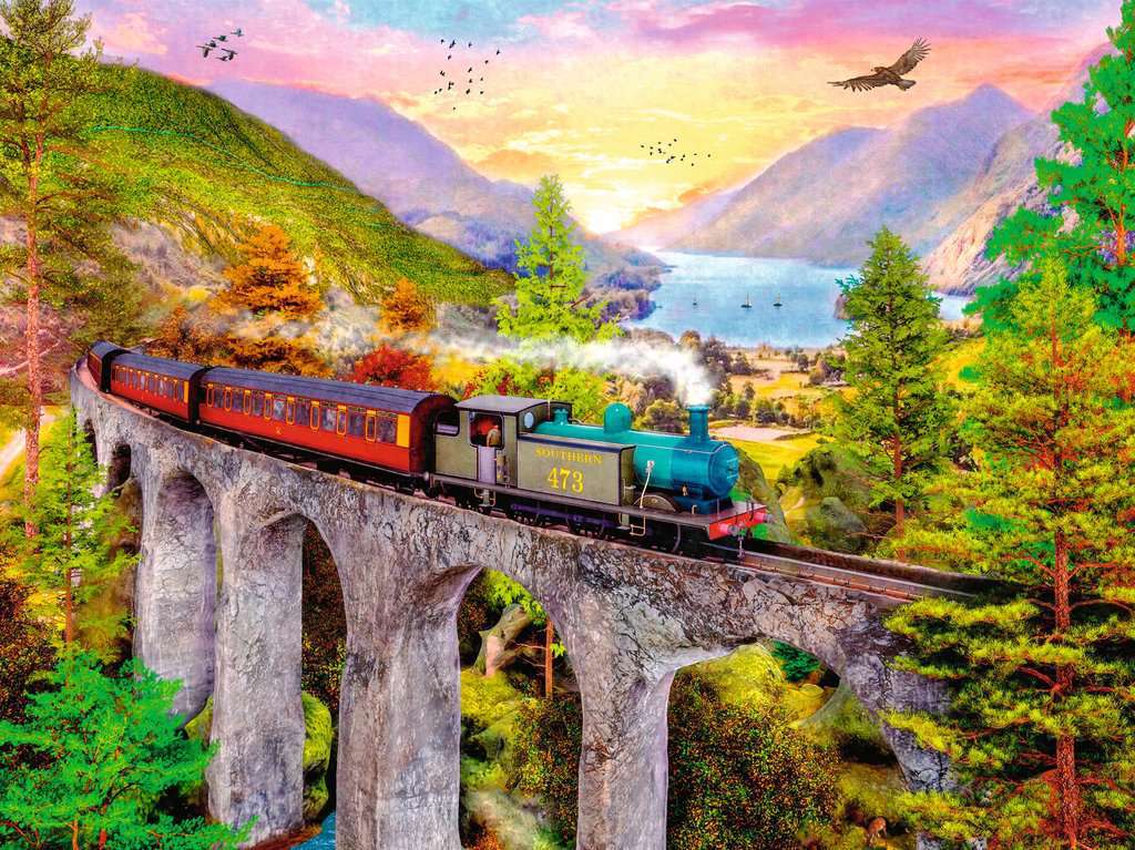 Ravensburger Spiel Zugfahrt im Herbst
