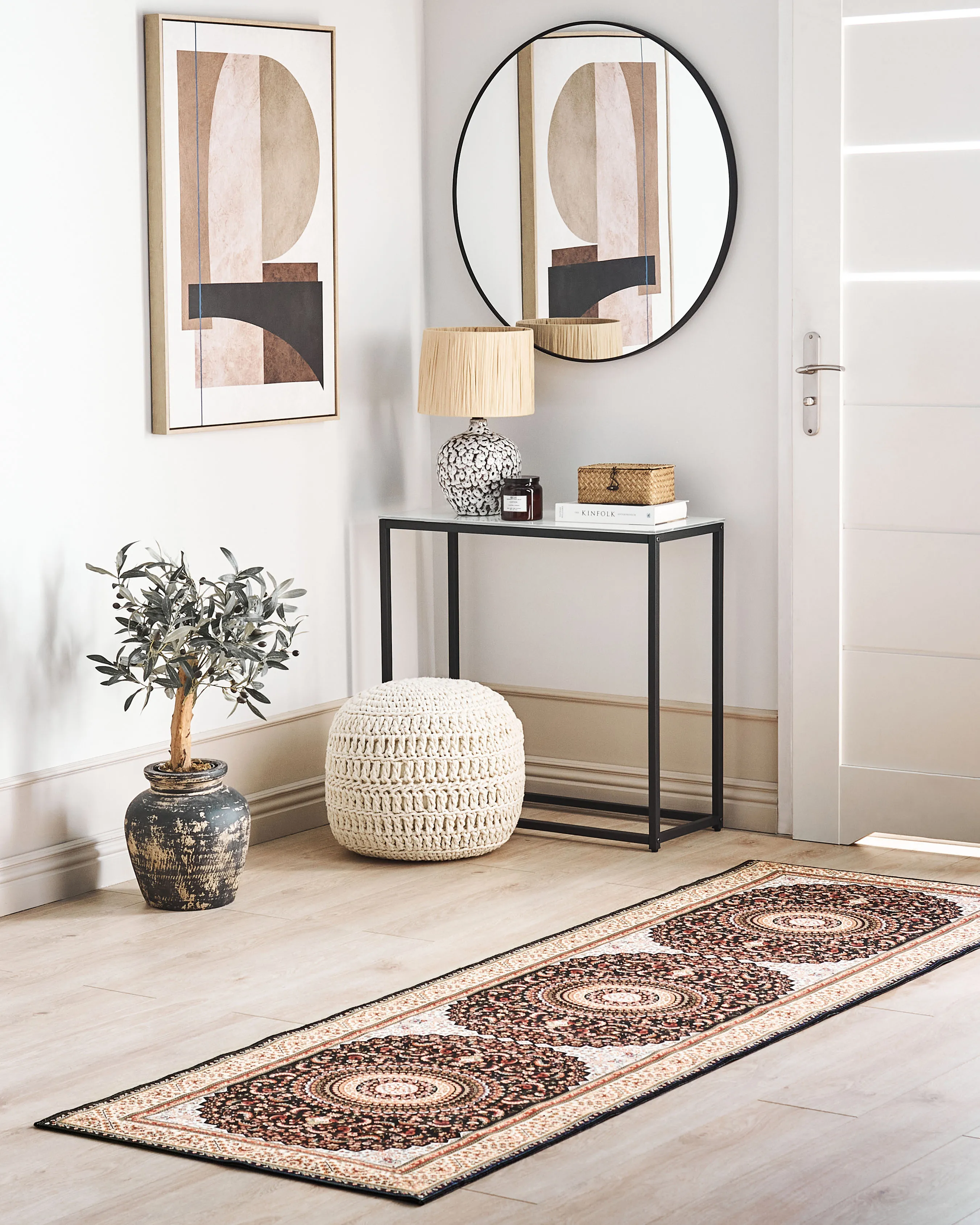 Vloerkleed CIVRIL Meerkleurig 80 x 240 cm