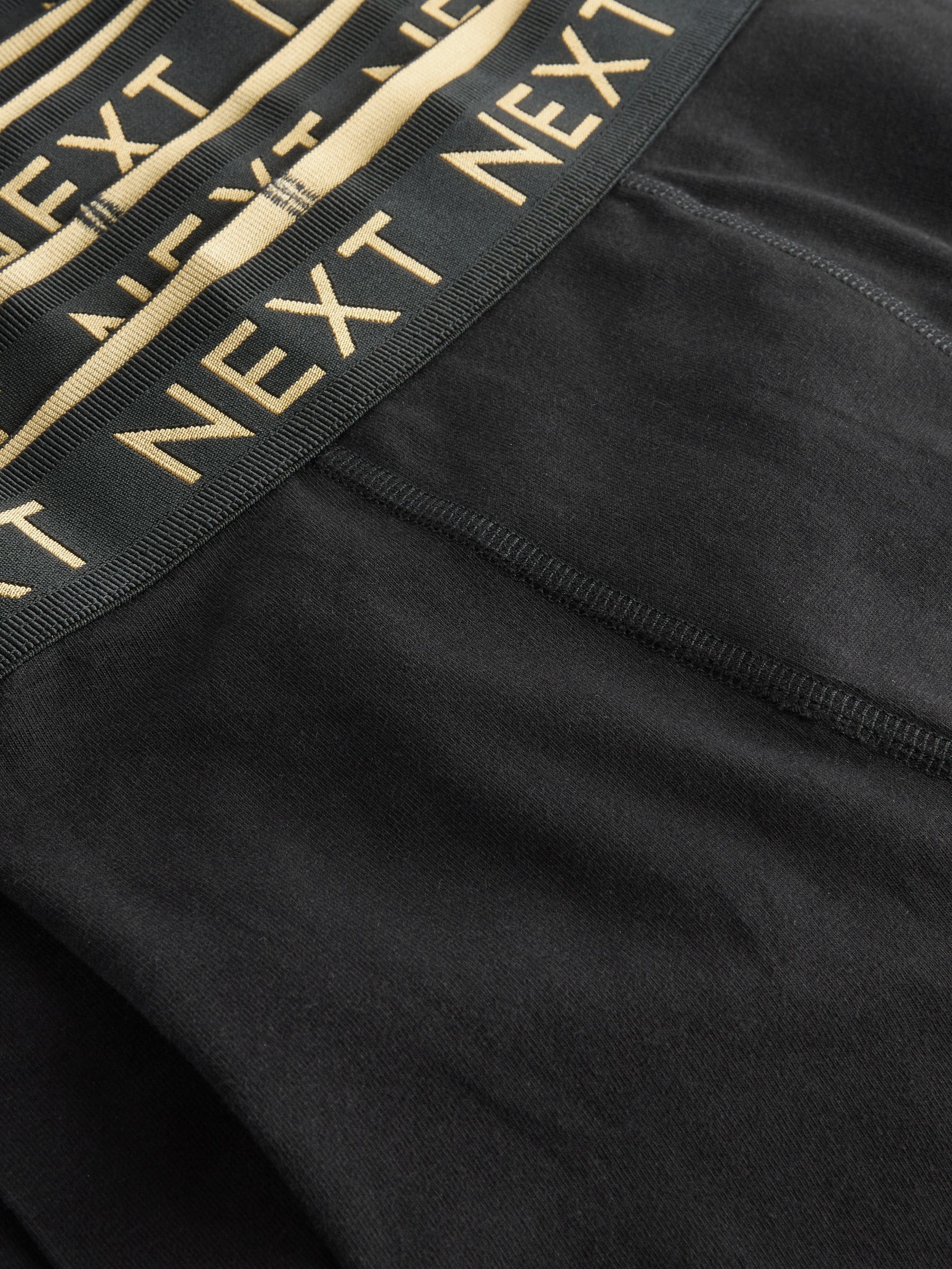 Zwart met luxe goudkleurige tailleband - Verpakking van 10 trunks (1,5-16jr)
