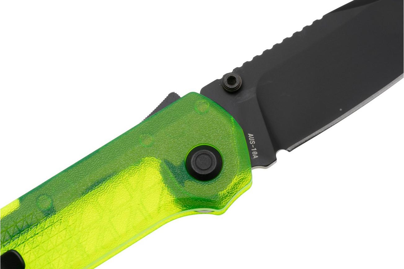Flytanium Arcade Lite FLY-1395GB, DLC AUS-10A, Green Polycarbonate, zakmes