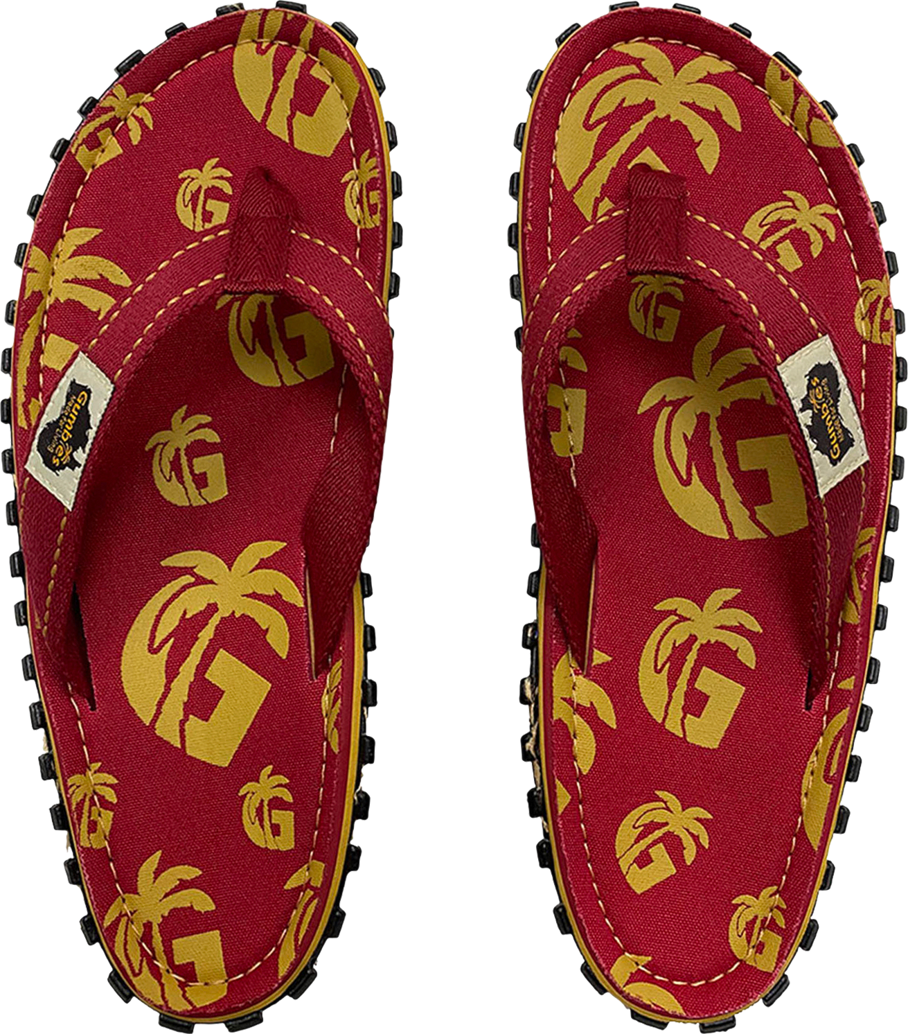 Gumbies  Red Multi G Damen Zehentrenner