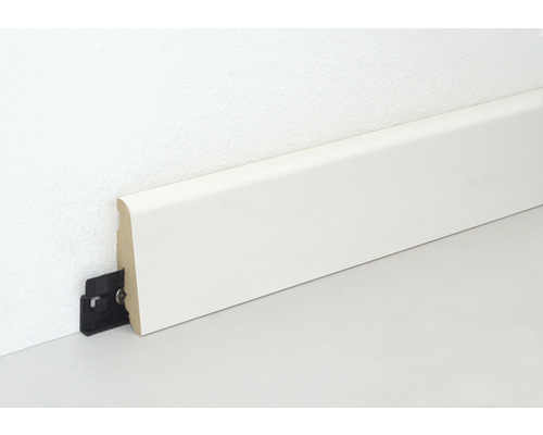 SKANDOR plint platina wit FU60L 19 x 58 x 2400 mm