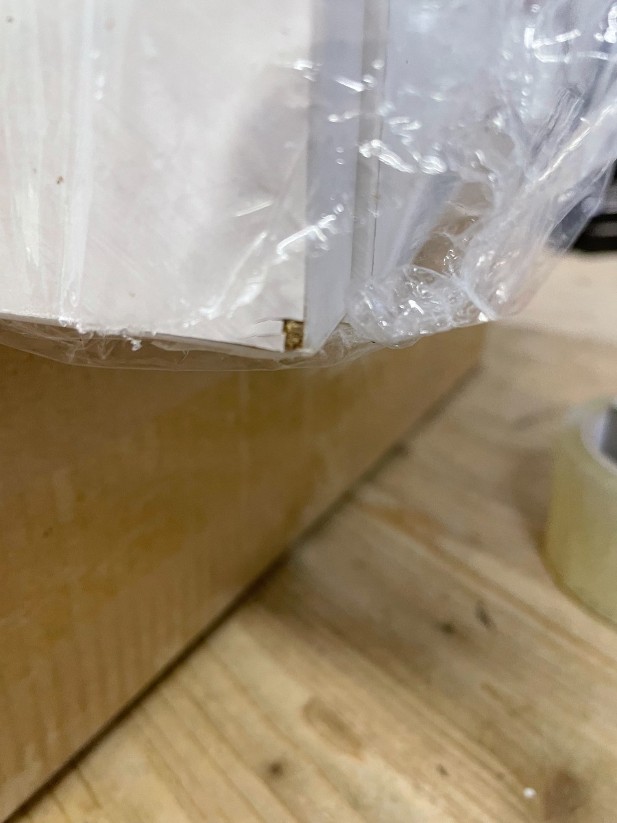 SCHADEMODEL: Sanigoods Minimo fontein onderkast 40cm wit mat