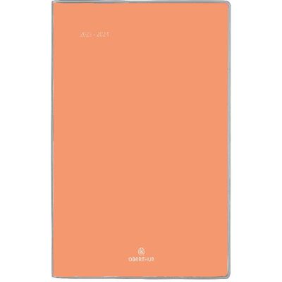 Agenda Colorside - 1 semaine sur 2 pages - 10 x 15 cm - corail - Oberthur