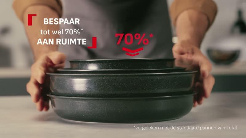 Ingenio Excellence Ceram keramische 13-delige pannenset - stapelbaar - Fusion Core - inductie