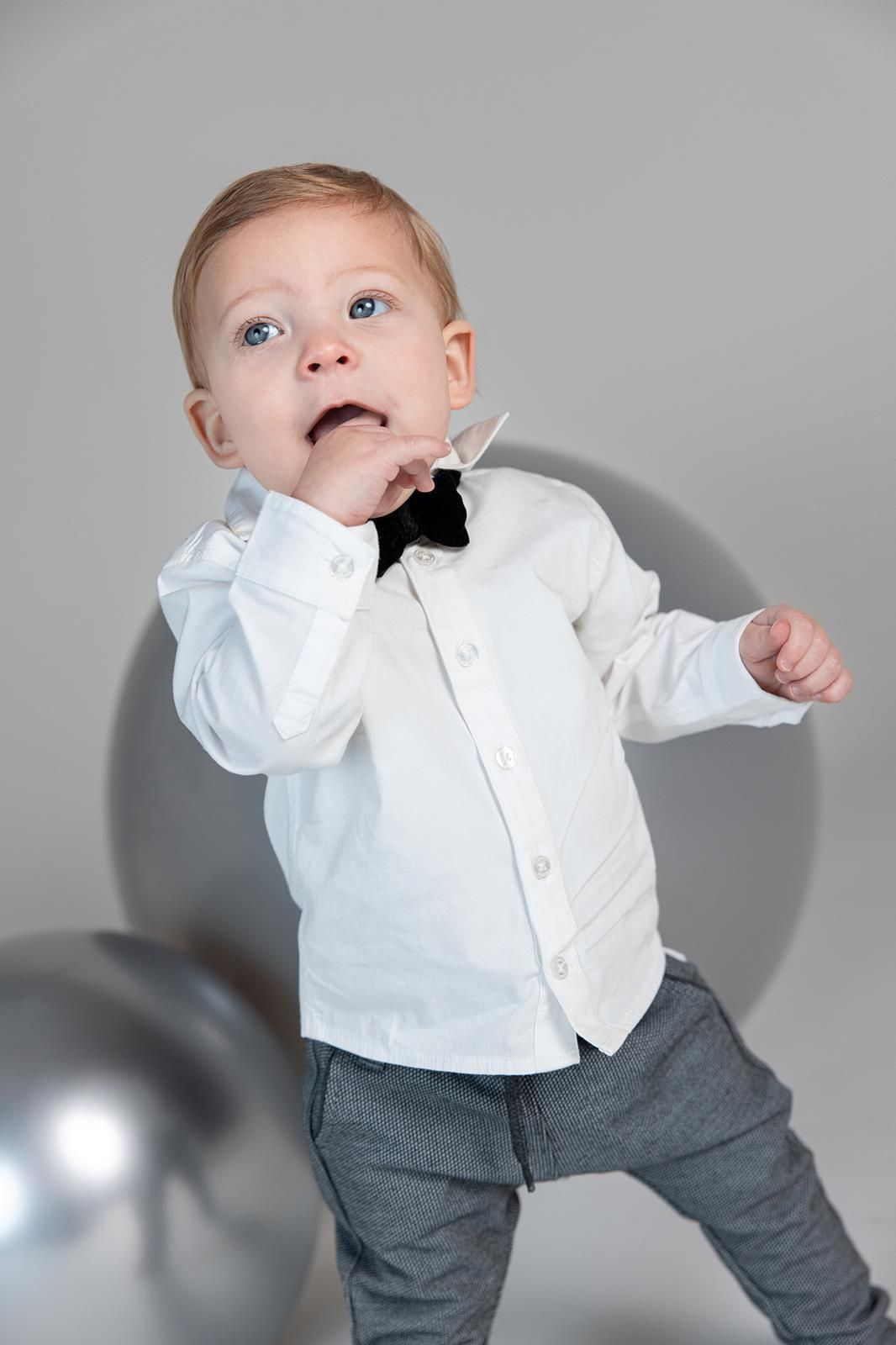 Noppies Baby Broek Shiprock - Dark Grey Melange