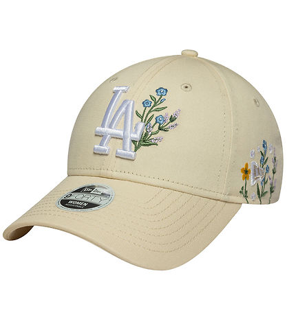 New Era Kappe - 9Forty - Floral - Light Beige