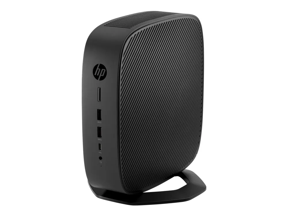 HP t740 - Tynd klient - SFF 1 x Ryzen Embedded V1756B / op til 3.6 GHz - RAM 8 GB - flash 64 GB - eMMC - Radeon Vega 8 - Gigabit Ethernet - Win 10 IoT Enterprise - skærm: ingen - tastatur: Internationalt engelsk