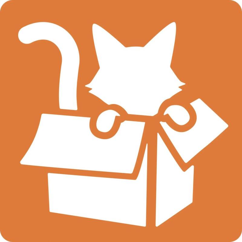Set de 6 pochoirs enfants, Chats - Orange