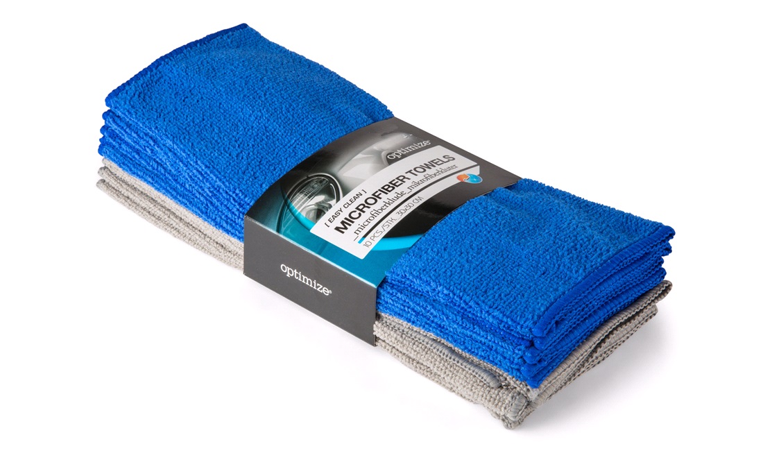 Universale microfiberklude 30x30cm 10stk