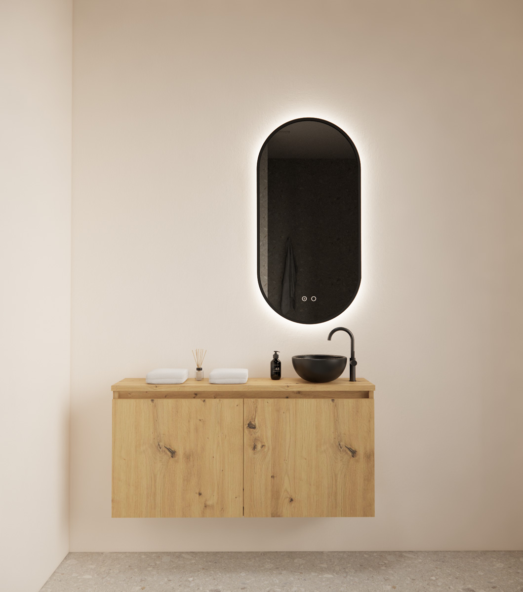Gliss Design Echo toiletmeubel 100cm evoke eiken