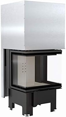 ThermoFlux Kamineinsatz TFA9-HLRF 60/40 | 3-seitig, Guillotine | 9 kW