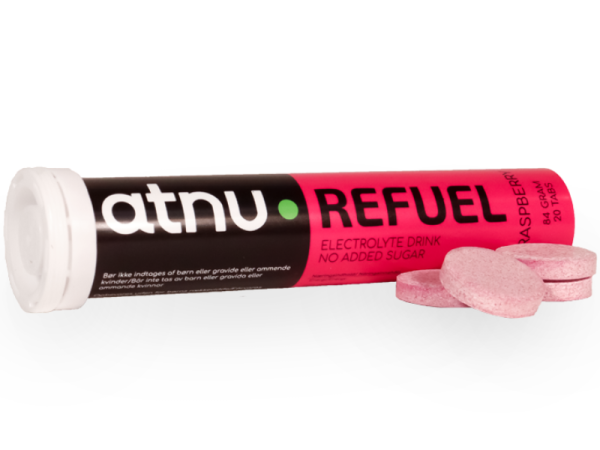 Atnu Refuel Raspberry Elektrolyttabs, 20stk
