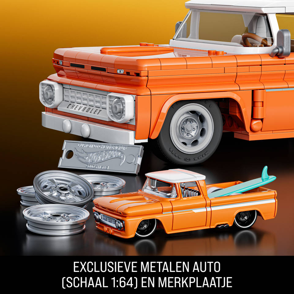 Mattel Brick Shop Hot Wheels Custom 62 Chevy Pickup