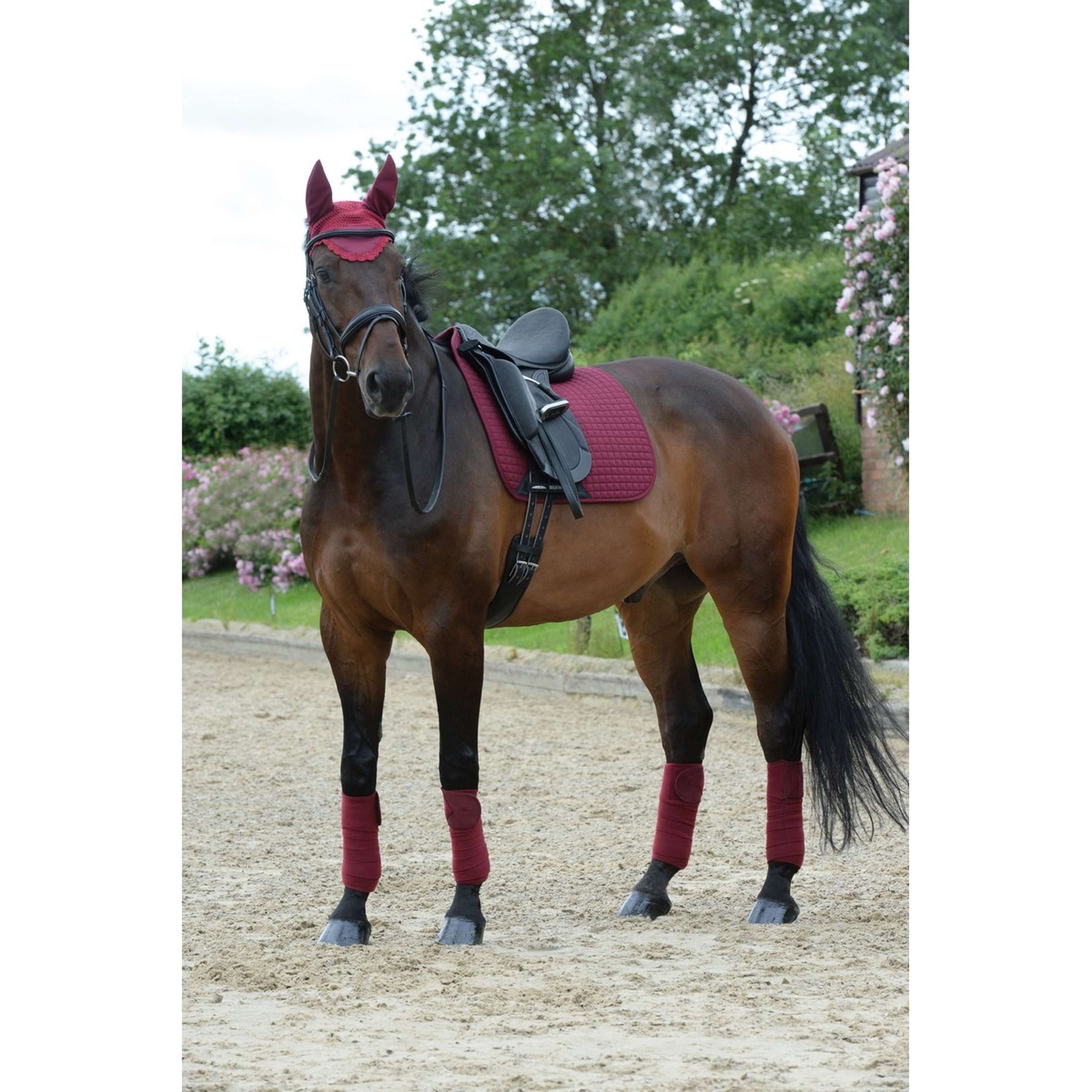 WeatherBeeta Fleece Bandages Prime 4 Stuks Maroon