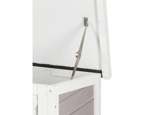 Knaagdierkooi Freddy 116 x 45 x 62 cm wit