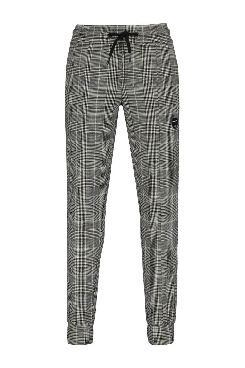 Vingino geruite broek Sart donkergrijs