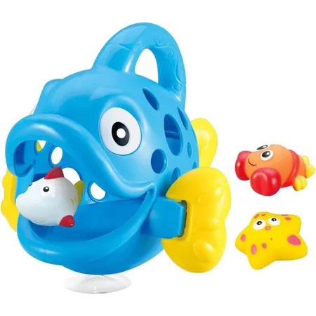 Jamara Badespielzeugsammler Hungry Fish blau