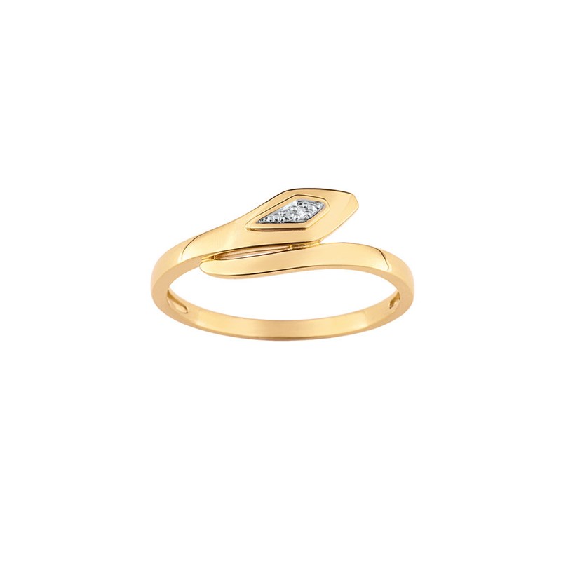 Bague femme - serpent - Or 9 Carats