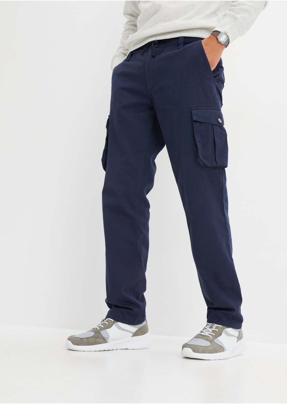 Pantalon cargo Regular Fit, Straight