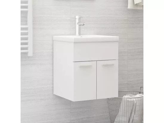 Armoire d'évier Blanc 41x38,5x46