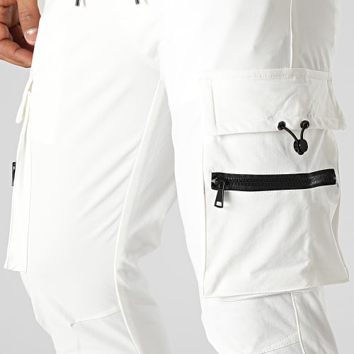 Pantalon Cargo Blanc