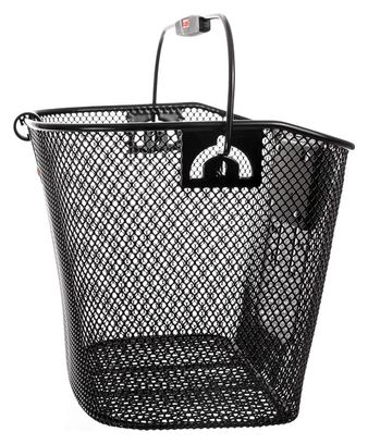 Panier pour Cintre Klickfix Uni 16L avec fixation éclairage Noir
