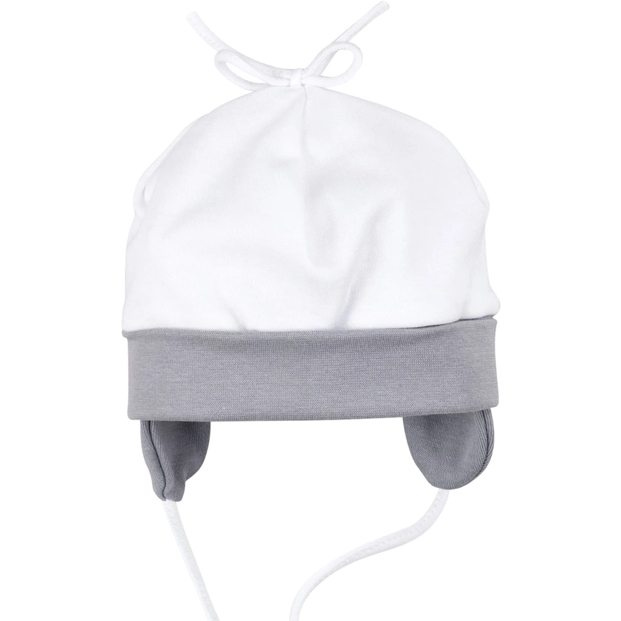 Baby Sweets 3tlg Set Strampler + Shirt + Mütze I love Mama & Papa weiß grau
