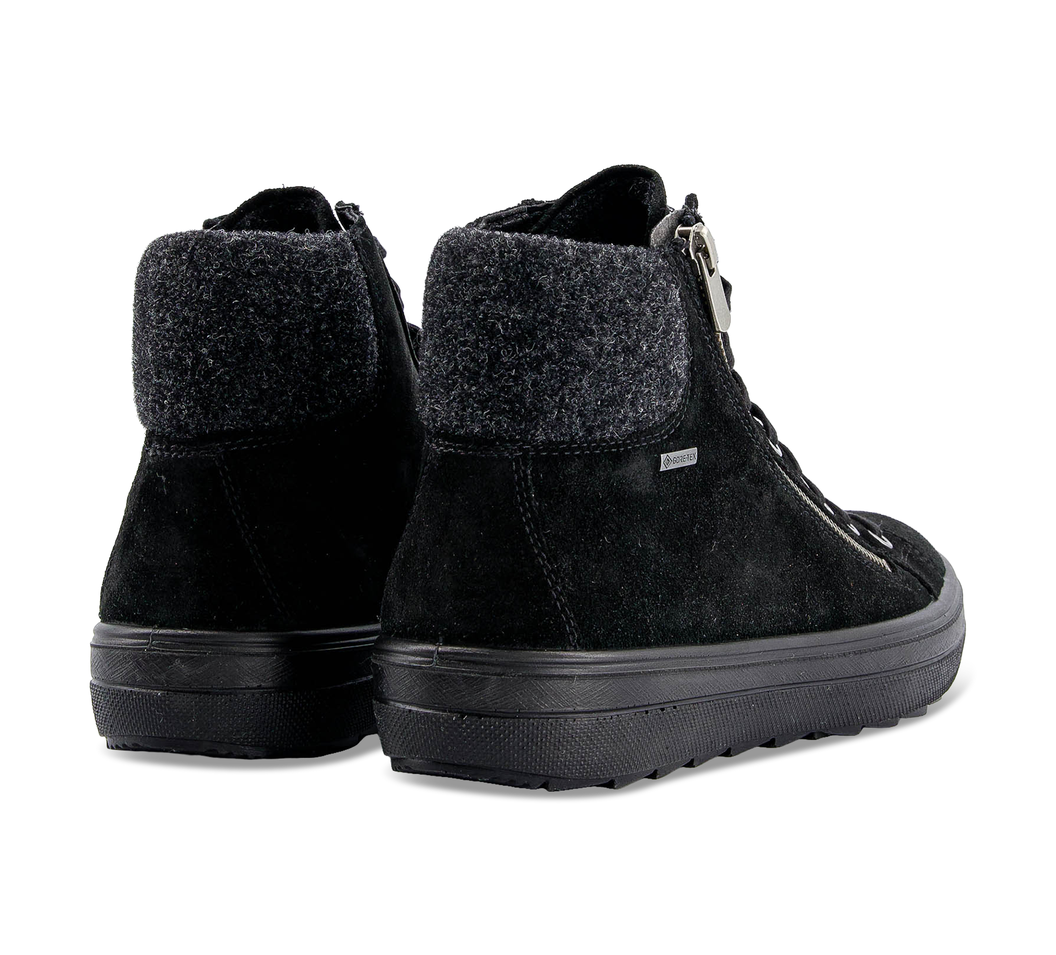 Legero Mira - Schnürstiefel Leder schwarz