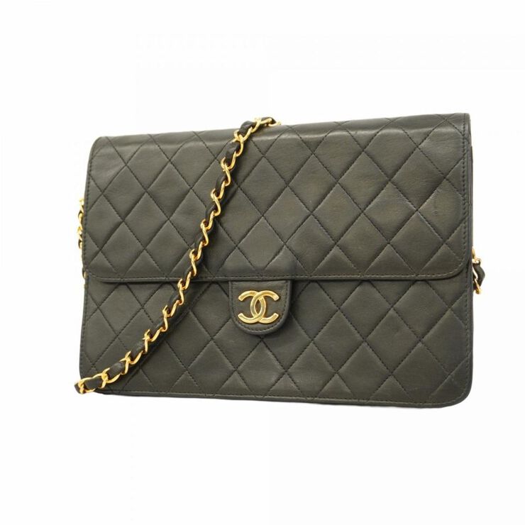 Chanel Vintage Chanel Flap Bag Black