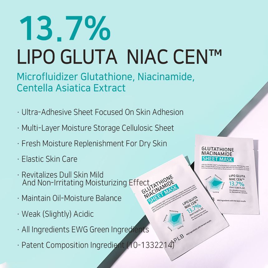 APLB - Glutathion Niacinamide Sheet Mask