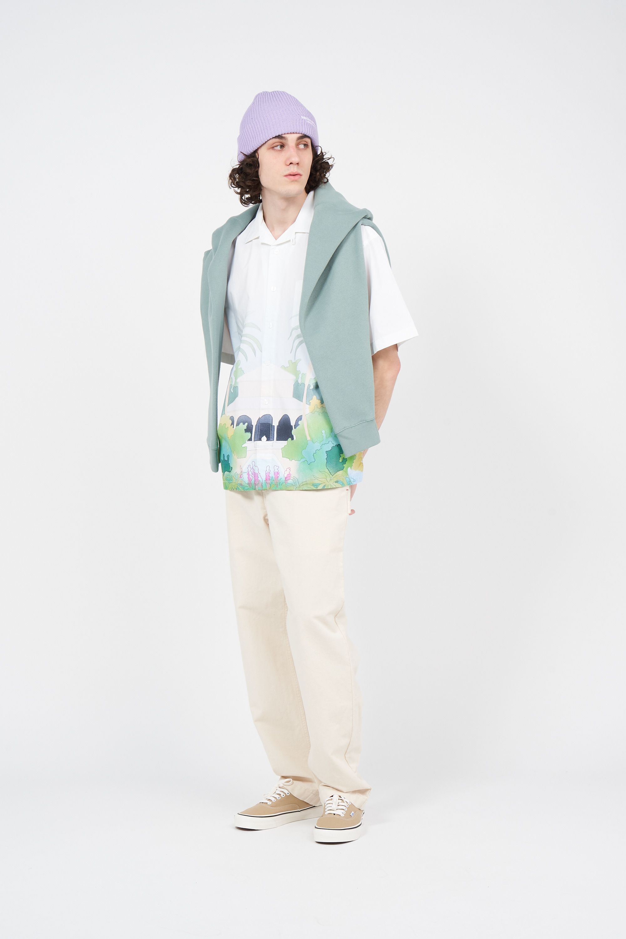 VANS chemise HOLIDAY Blanc