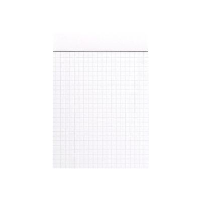 Rhodia Basics - Bloc notes N°13 - 10 x 15 cm - 160 pages - petits carreaux - 80g - blanc