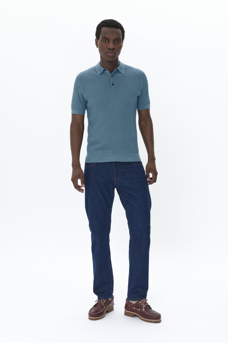 Matinique blauwe heren polo