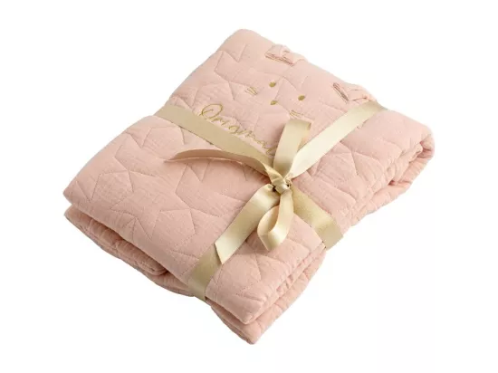 Couvre lit rectangulaire berceau en coton