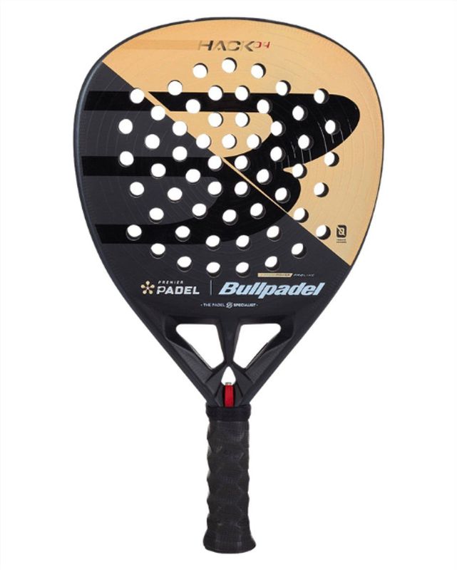 Bullpadel - Hack 04 Premier Padel Racket - Zwart - Tricarbon 18K