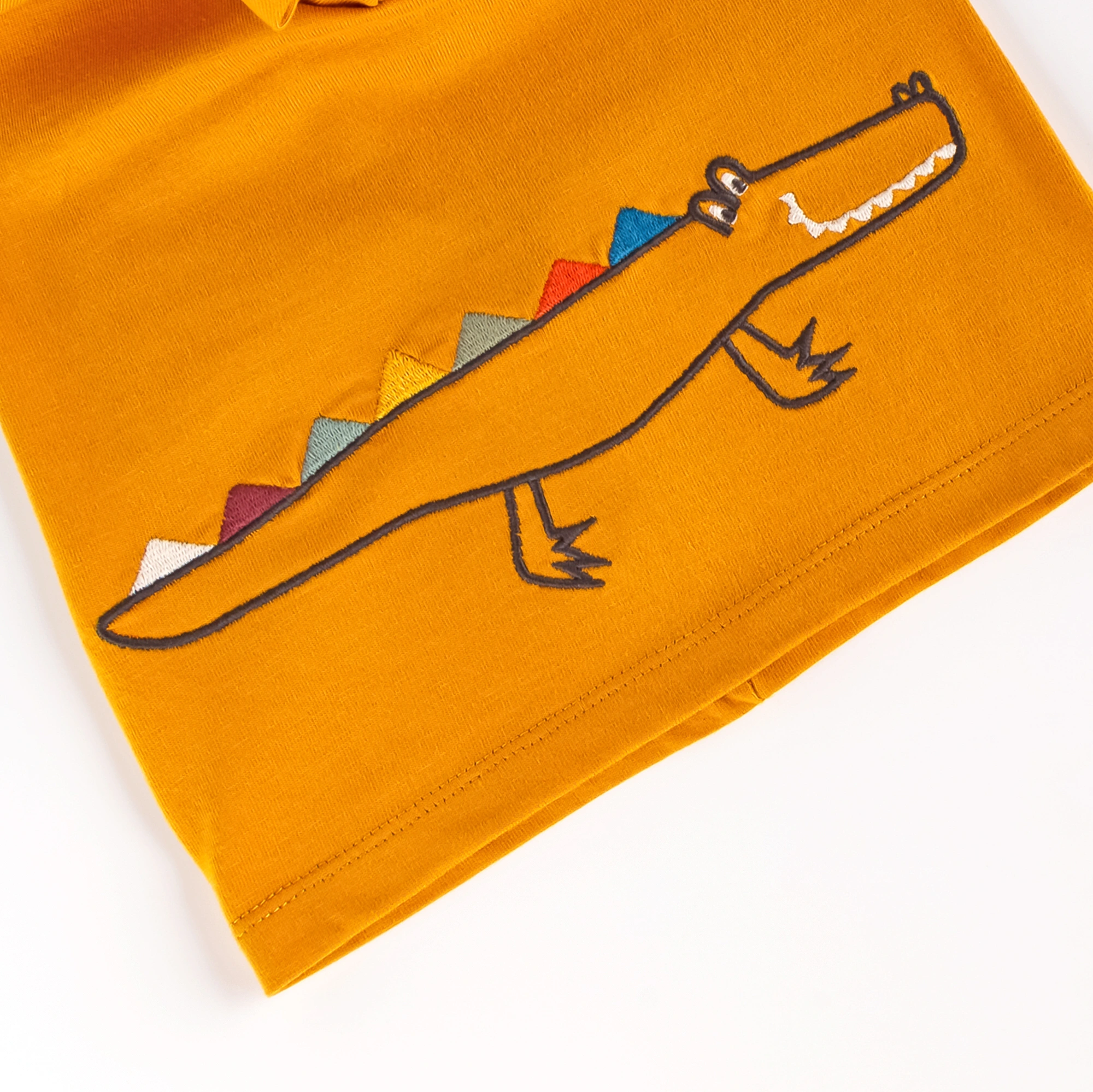 T-Shirt B - WILD CROCODILE in gelb