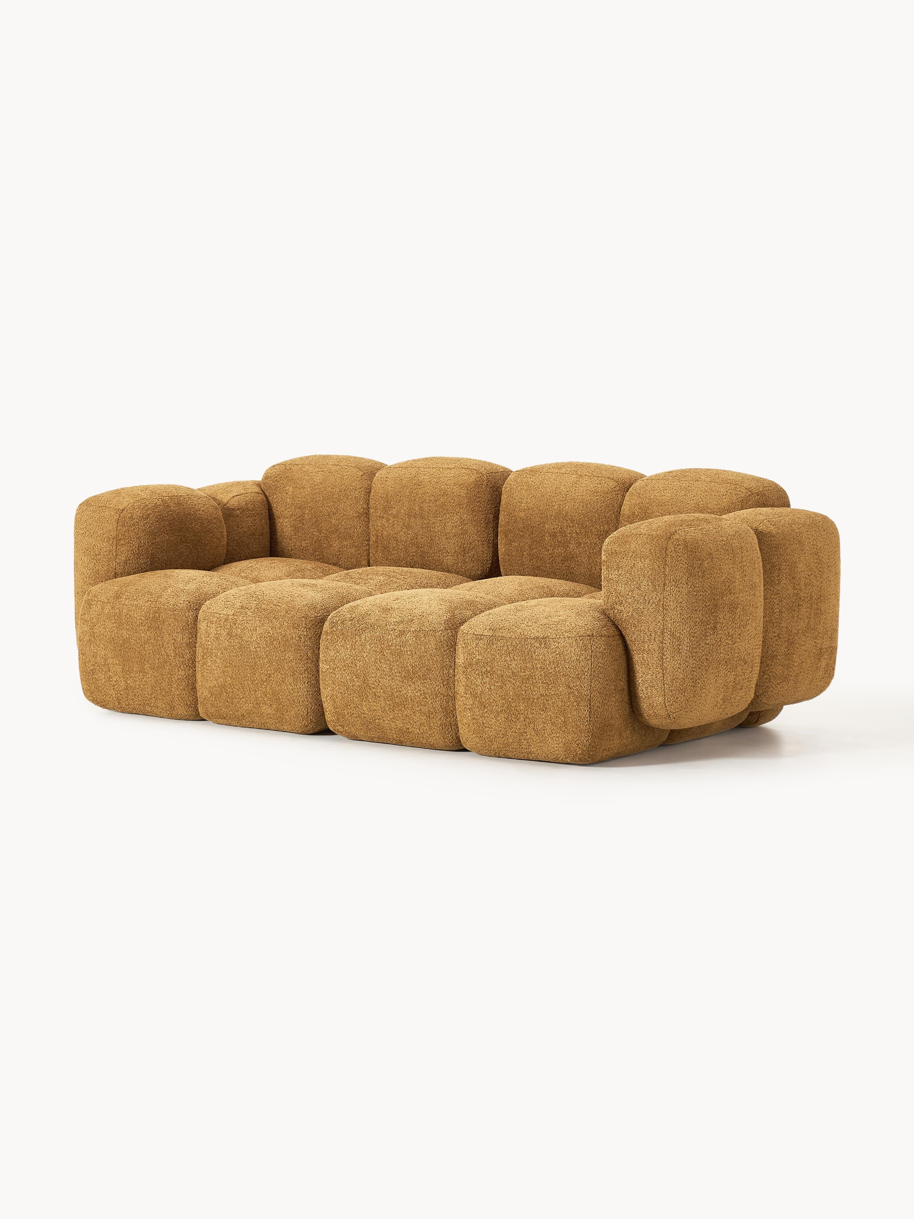 Modulaire bank Tayla (3-zits) van teddy bouclé