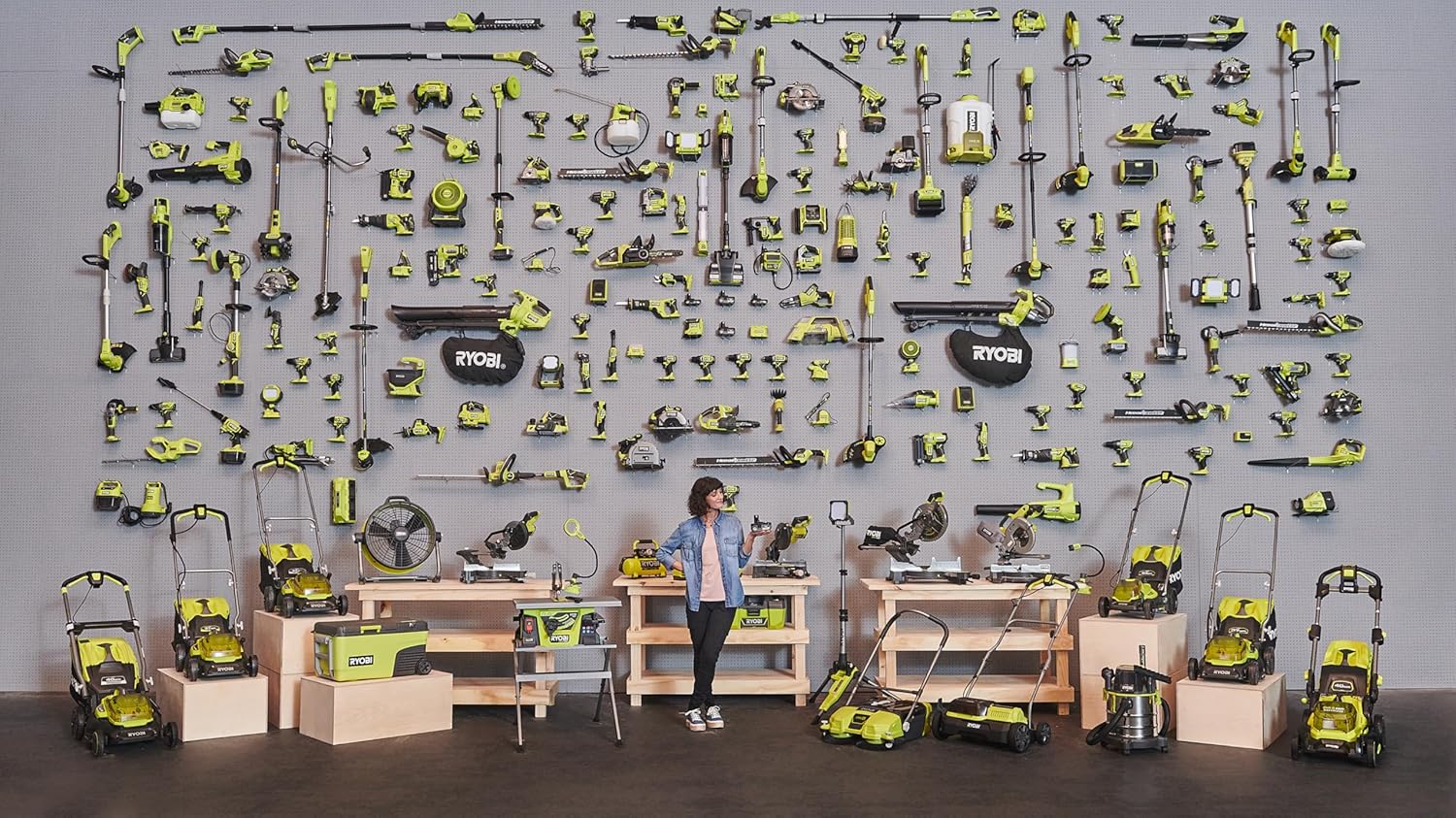 RYOBI 18 V ONE+ Akku-Hochentaster RPP182020, Schwertlänge 20 cm, Kettengeschwindigkeit 5,5 m/s, inkl. 2,0 Ah Akku und Ladegerät