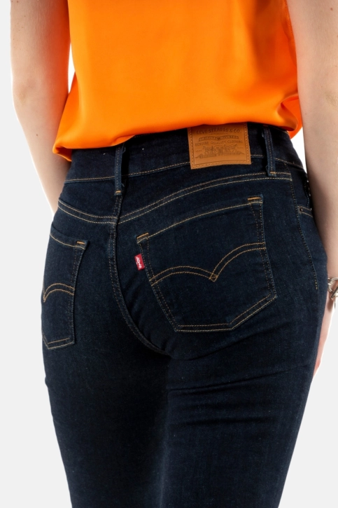 Jeans levi's® 711 double button 0001 blue wave rinse