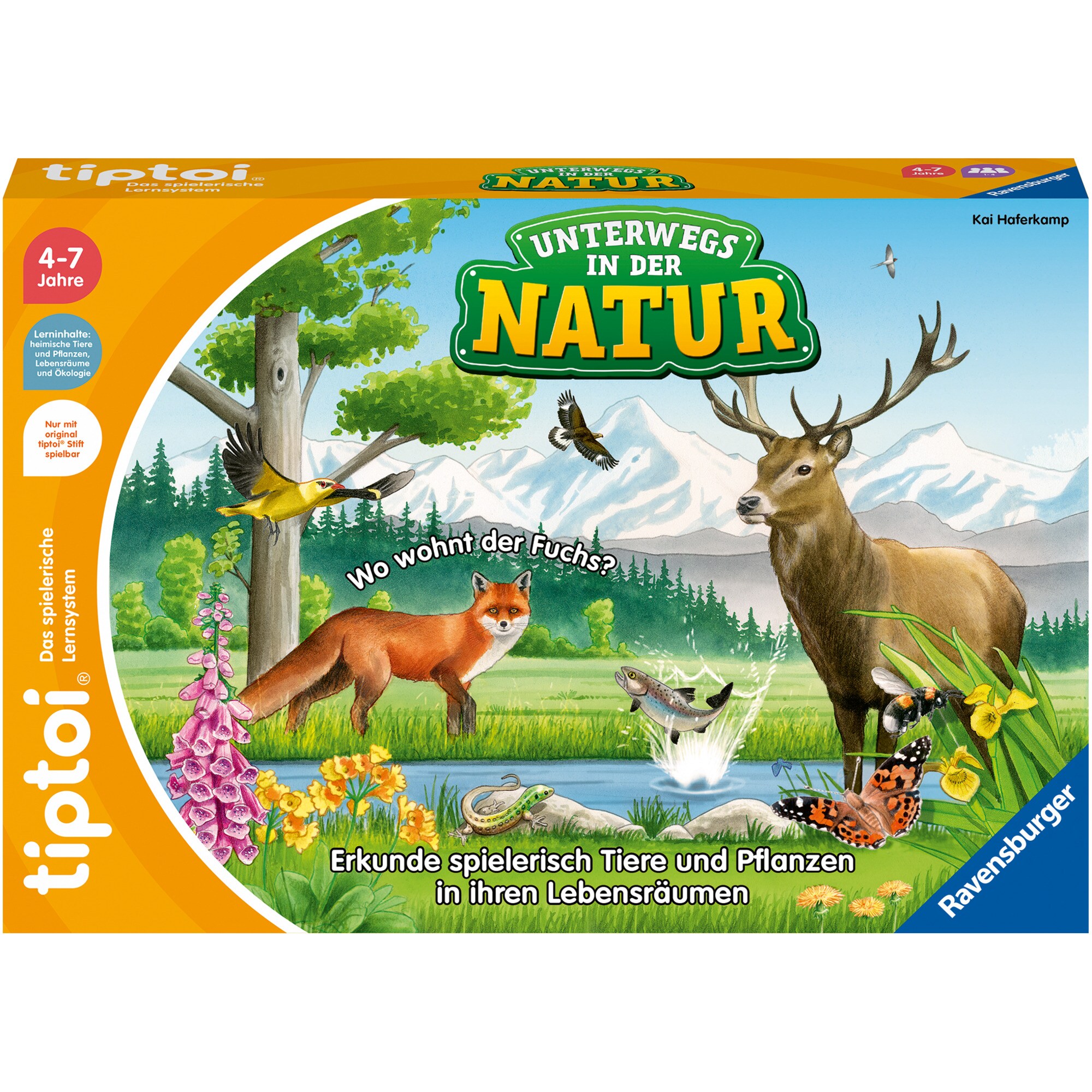 Ravensburger Brettspiel tiptoi Unterwegs in der Natur