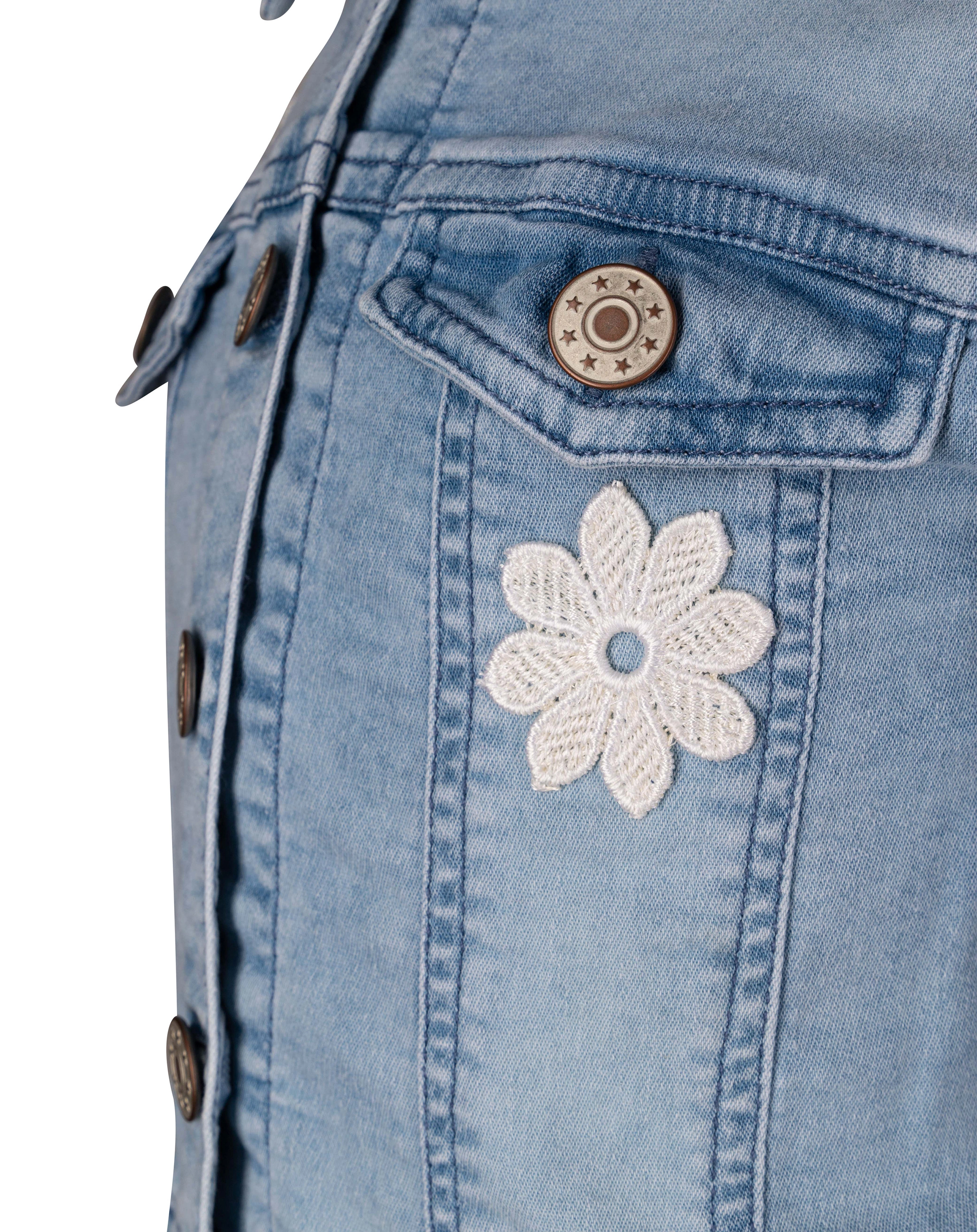 Jeansjacke BLUME in jeans blue