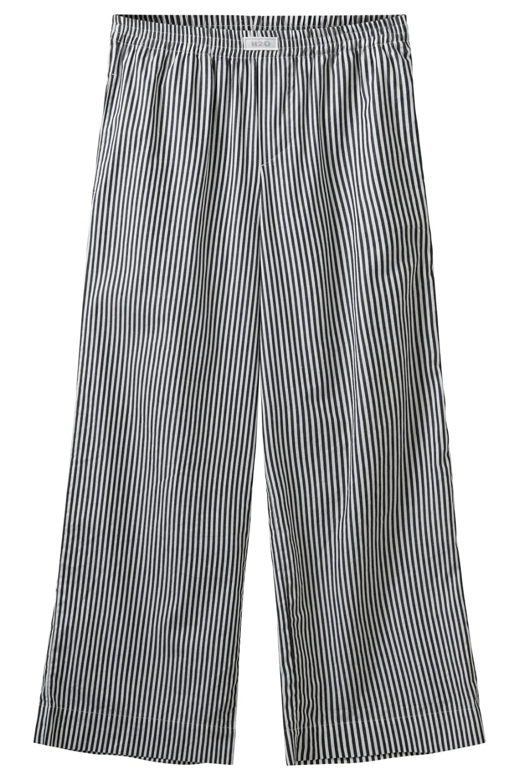 H2O Rønne Essential Pajamas Pants 7081 black white stripe