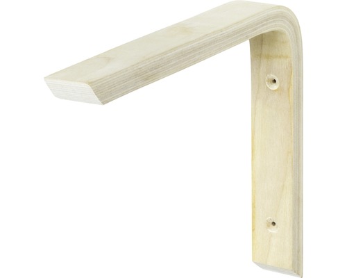 Massief houten console Thor 240 x 190 x 30 mm, natuurlijk multiplex